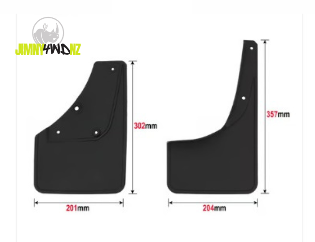 Suzuki Jimny Mud Flaps for 2019-2025 Models - Set of 4