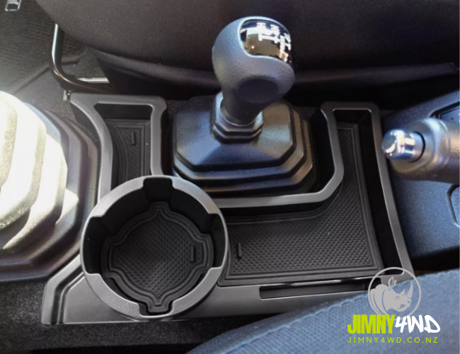 Storage and Cup Holder for Your 5Spd Manual 4th Generation Suzuki Jimny