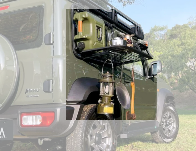 Foldable Window Shelf Rack for Your 4th Generation Suzuki Jimny