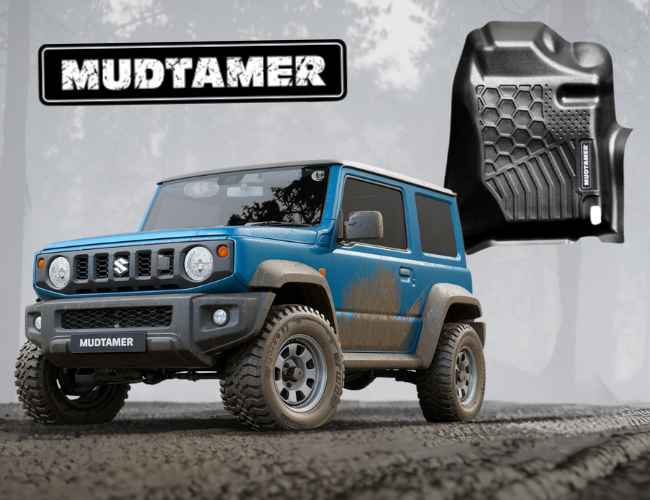 NEW - FULL Set of MUDTAMER Floor Mats for 5SPD Manual Suzuki Jimny's