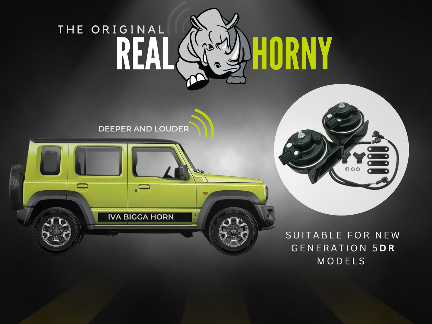 The Real Horny Upgrade for Suzuki Jimny 5DRS