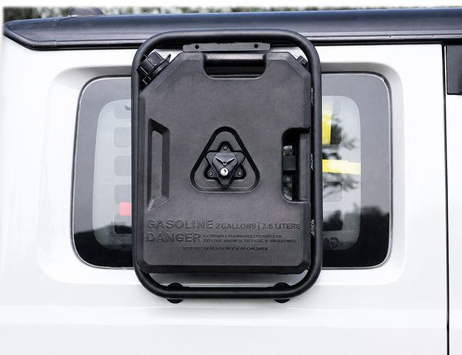 Side Rack and 7.5LTR Fuel Can for your 4th Generation Suzuki Jimny