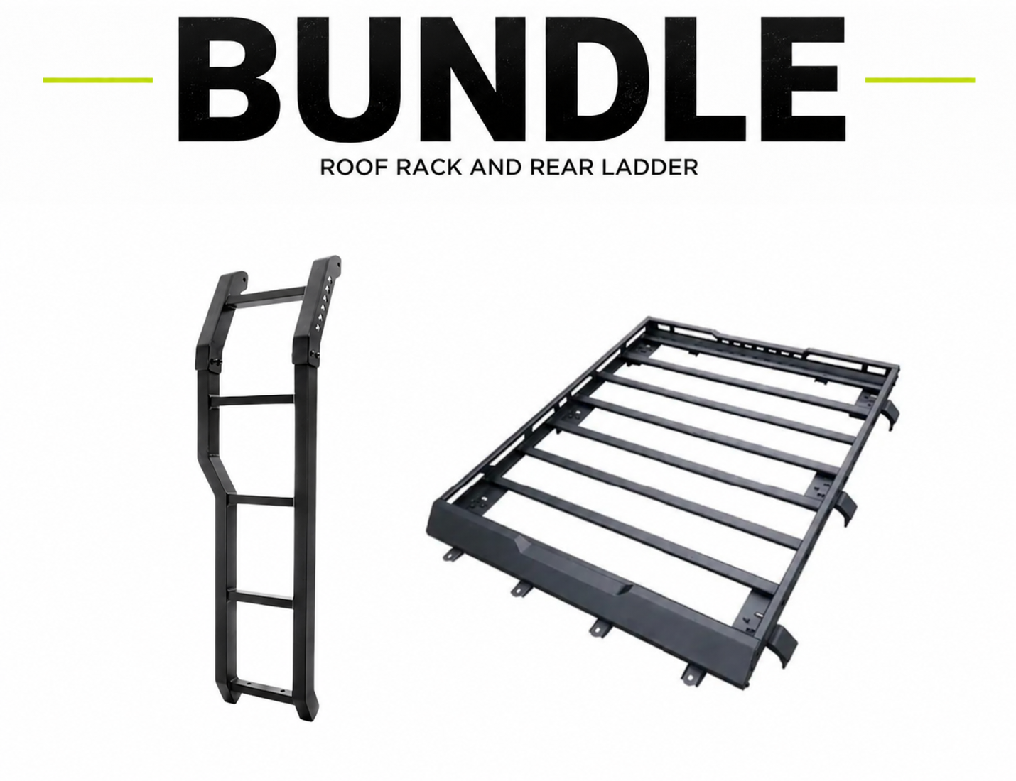 Aluminium Roof Rack & Ladder Combo for Suzuki Jimny 2019-2026