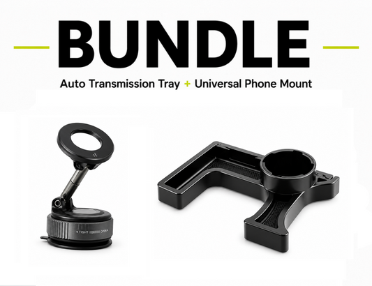 Storage and Cup Holder for Your 5Spd Manual and Universal Phone Mount