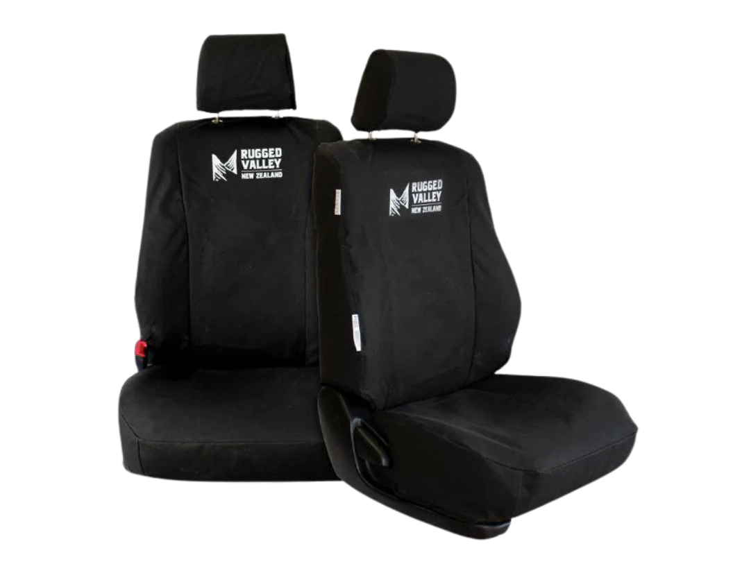 NEW - FRONT Set of Rugged Valley Canvas Seat Covers for 2019+ Suzuki Jimny's