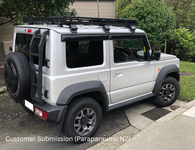 Aluminium Roof Rack & Ladder Combo for Suzuki Jimny 2019-2026